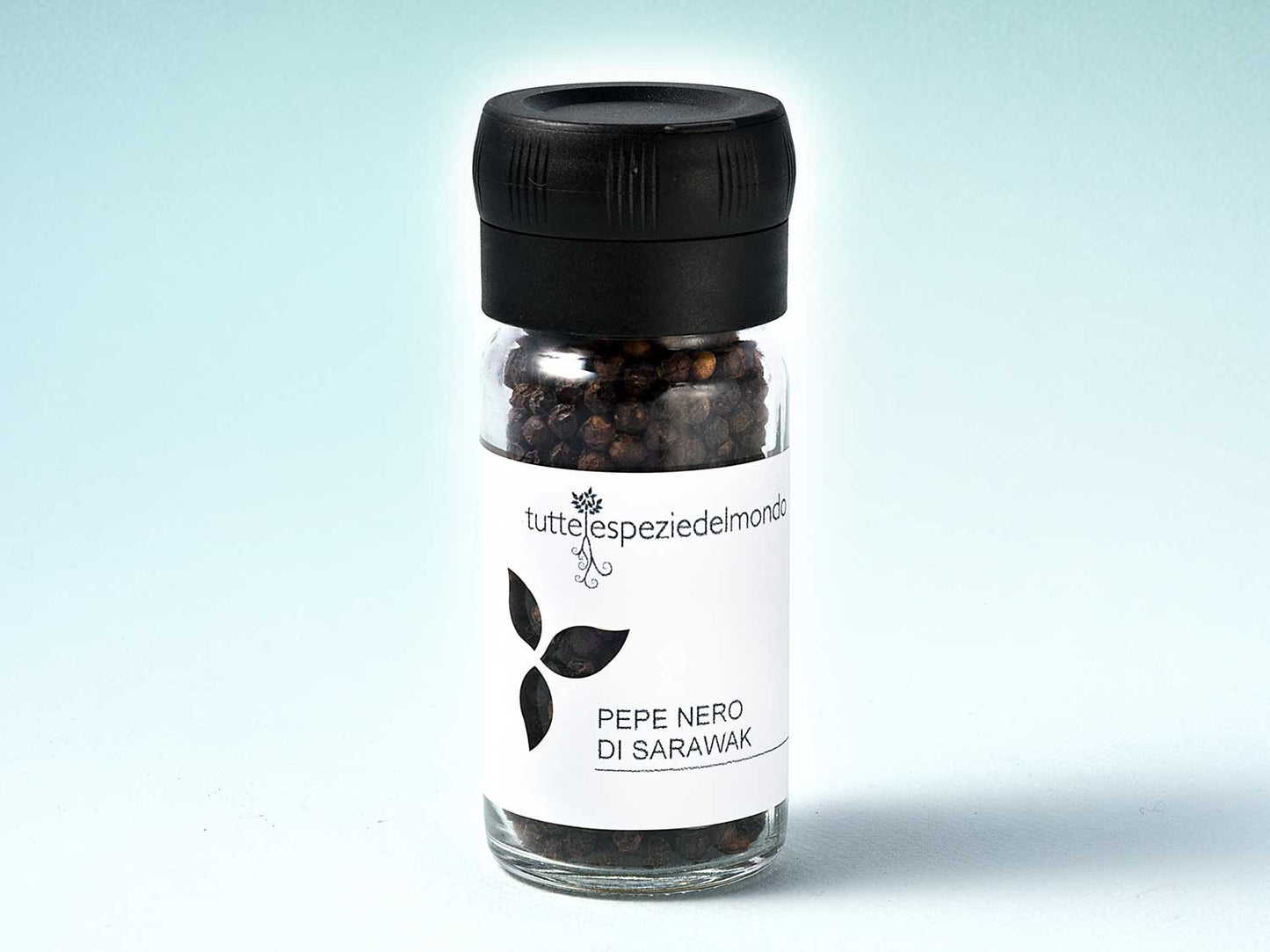 Sarawakský černý pepř - 50g sklenice s mlýnkem